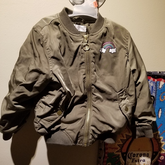 H&M Unicorn Bomber Jacket (Size 2-3 yrs) - Picture 7 of 8